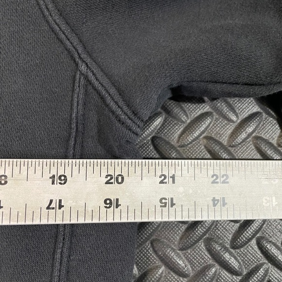 Nike Black Faded White Graphic Athletic Pullover Hoodie Sweater Men's Size Small - Picture 5 of 7